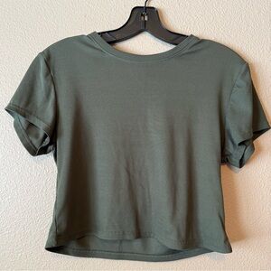 7 Diamonds core ribbed crop t-shirt